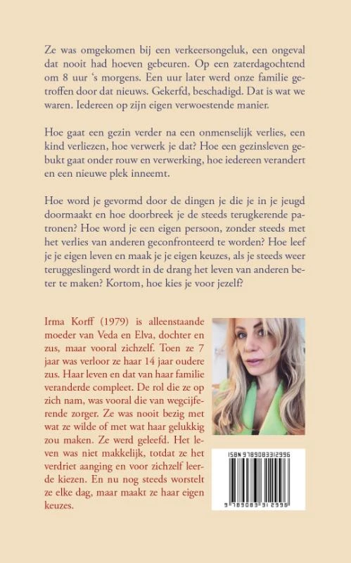 Mijn leven mijn keuze – Irma Korff – boek cover