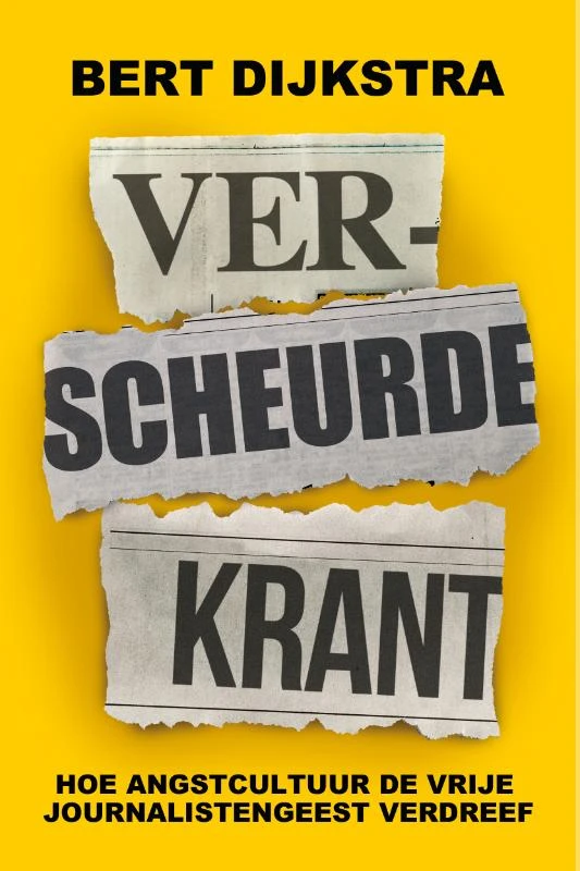 Verscheurde krant – Bert Dijkstra – boek cover