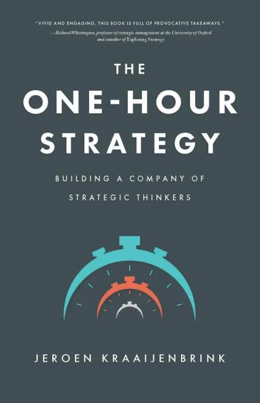The One-Hour Strategy – Jeroen Kraaijenbrink – boek cover