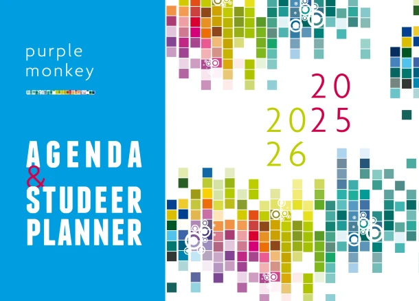 Purple Monkey planagenda 2025-2026 – John Cliteur – boek cover
