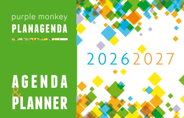 Purple Monkey planagenda 2026-2027 - standaardeditie – John Cliteur – boek cover
