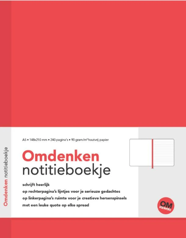 Omdenken notitieboekje – Berthold Gunster – boek cover