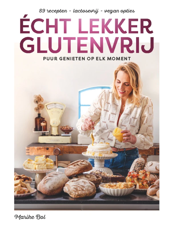 Écht lekker glutenvrij – Marike Bol – boek cover