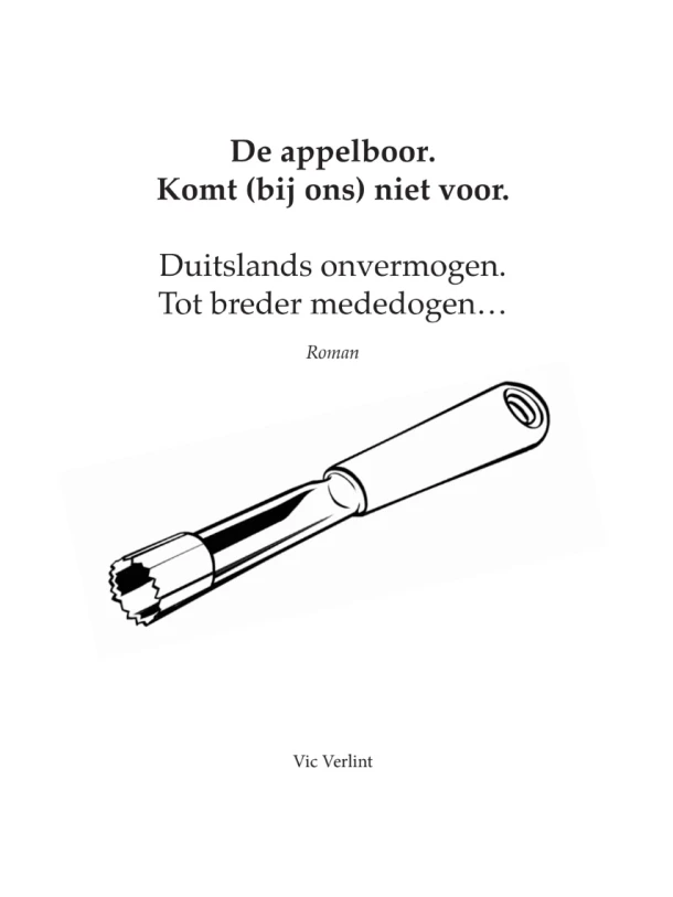 De appelboor Komt (bij ons) niet voor. – Vic Verlint – boek cover