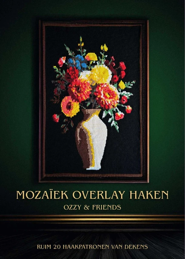 Mozaiek overlay haken – Oscar de Bruyn – boek cover
