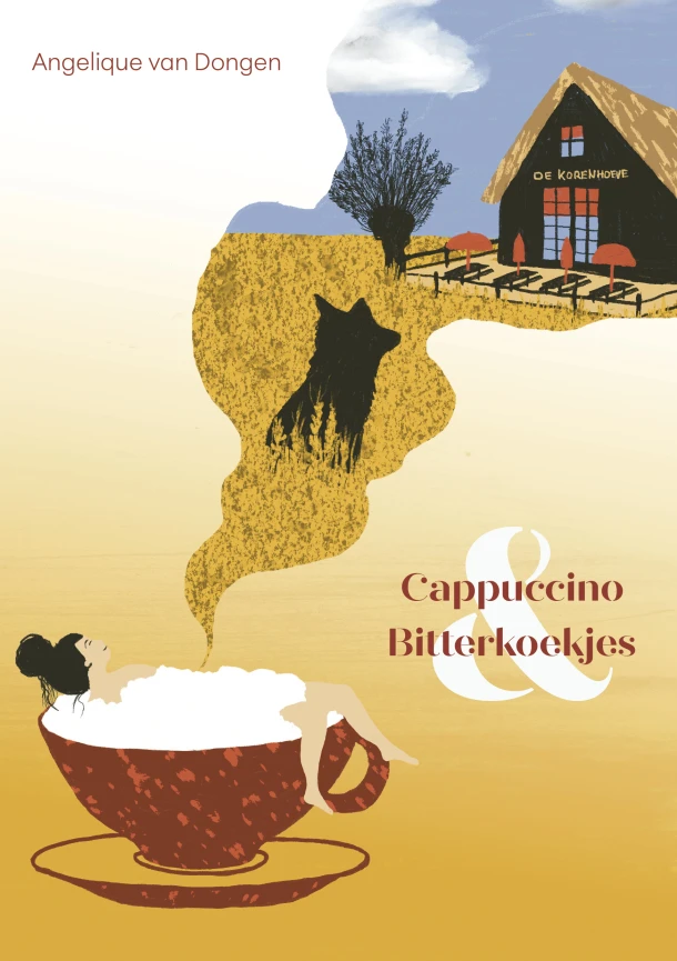 Cappuccino en bitterkoekjes – Angelique van Dongen – boek cover