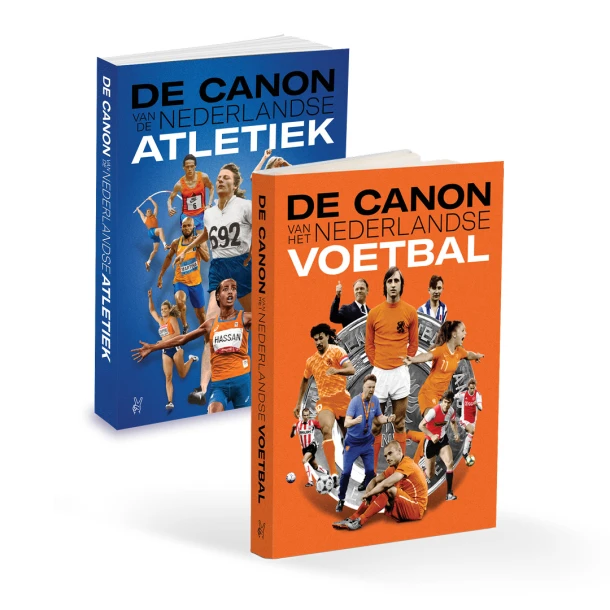 Voetbalcanon + Atletiekcanon – Vesper Publishing – boek cover