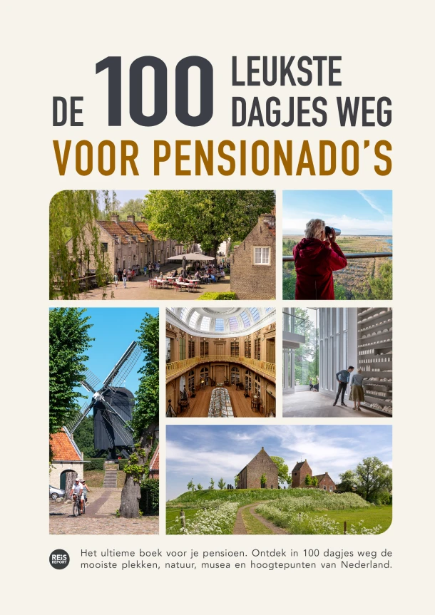 De 100 leukste dagjes weg voor pensionado's – Marlou Jacobs – boek cover