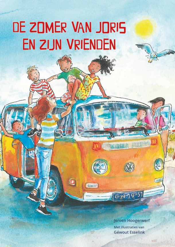 De zomer van Joris en zijn vrienden – Jeroen Hoogerwerf – boek cover