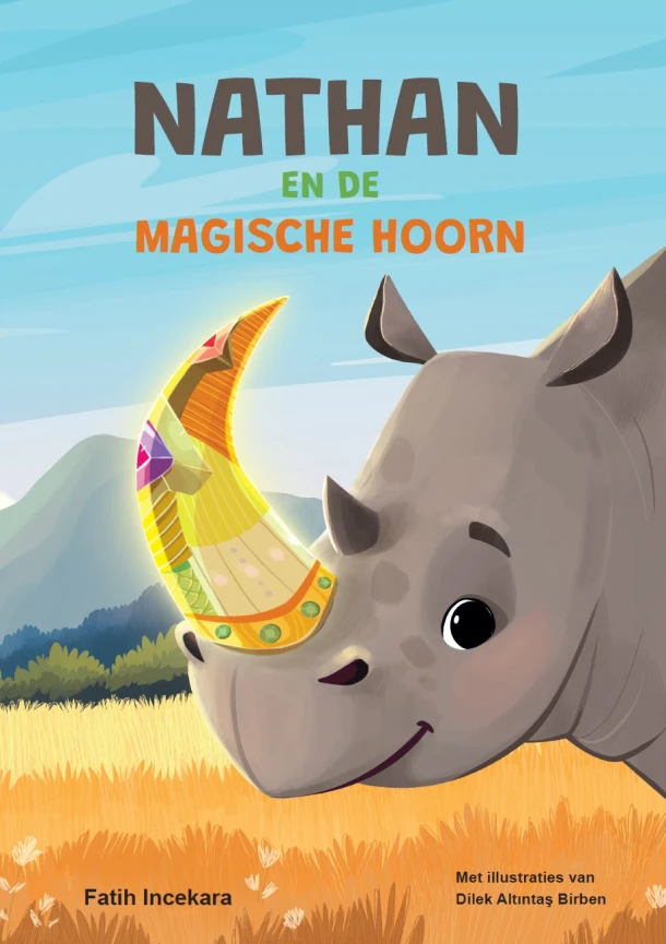 Nathan en de magische neushoorn – Fatih Incekara – boek cover