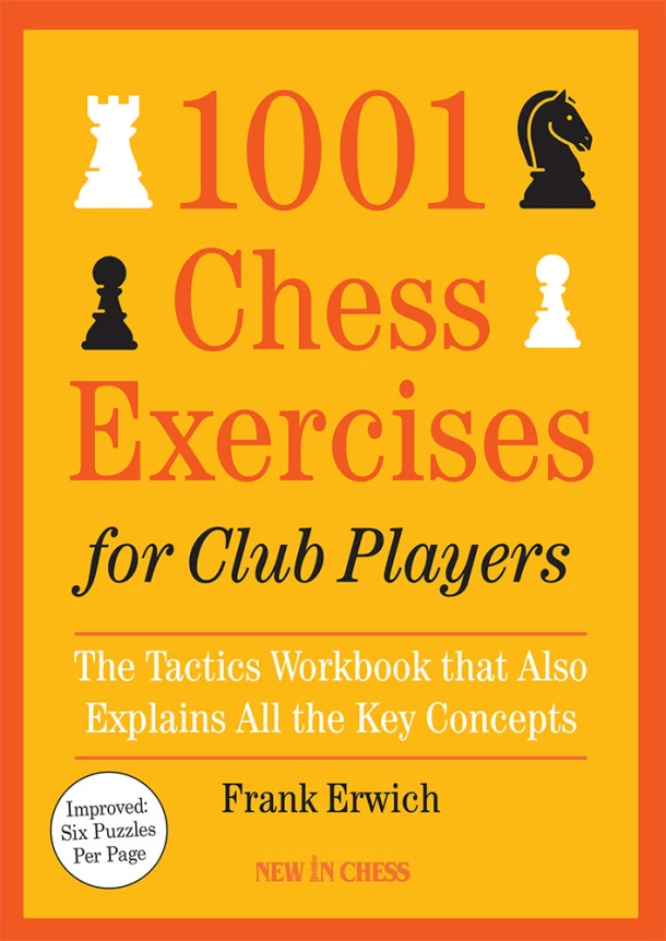 1001 Chess Exercises for Club Players – Frank Erwich – boek cover