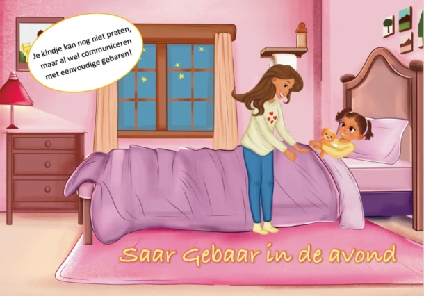 Saar Gebaar in de avond. – Kim Opdecam – boek cover