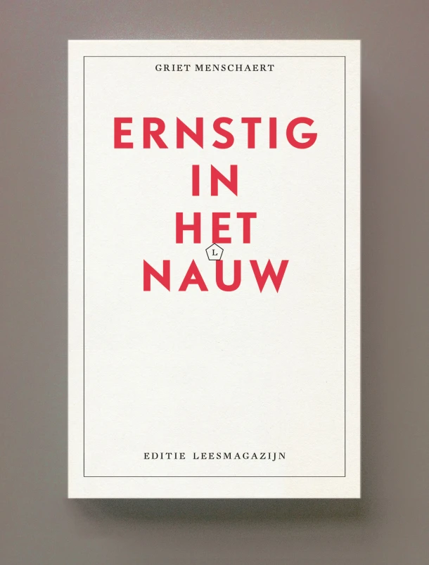 Ernstig in het nauw – boek cover
