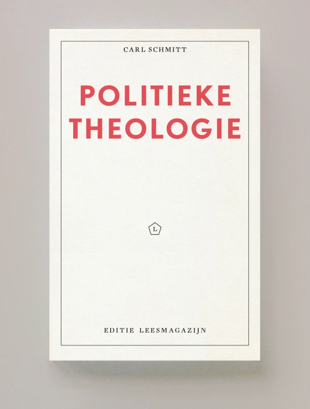 Politieke Theologie – Carl Schmitt – boek cover