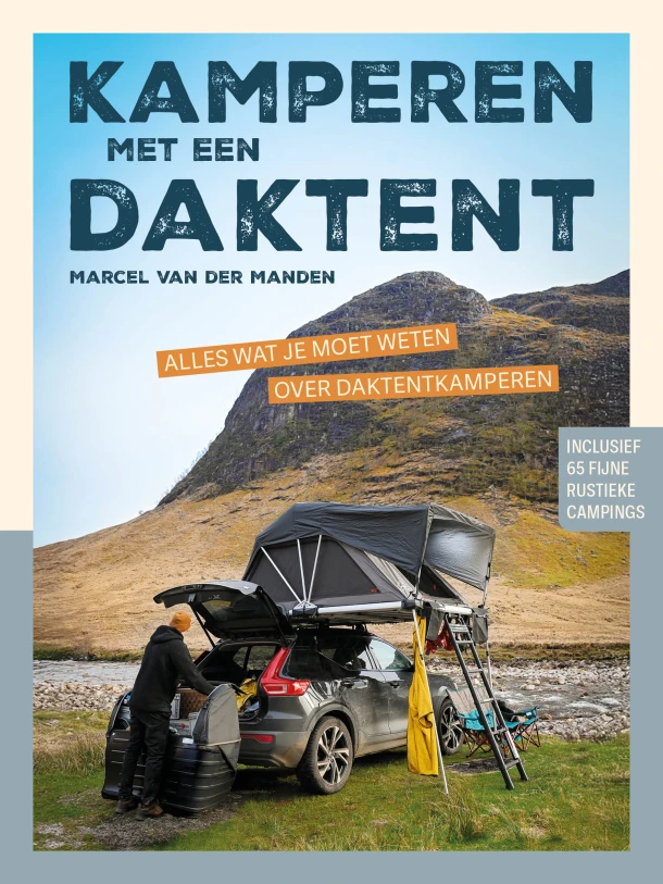 Kamperen met een daktent – Marcel van der Manden – boek cover