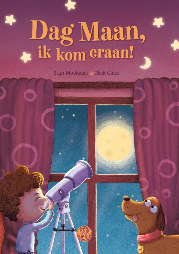 Dag maan, ik kom eraan! – Stijn Moekaars – boek cover