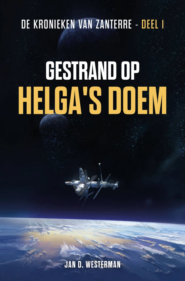 Gestrand op Helga's doem – Jan D. Westerman – boek cover