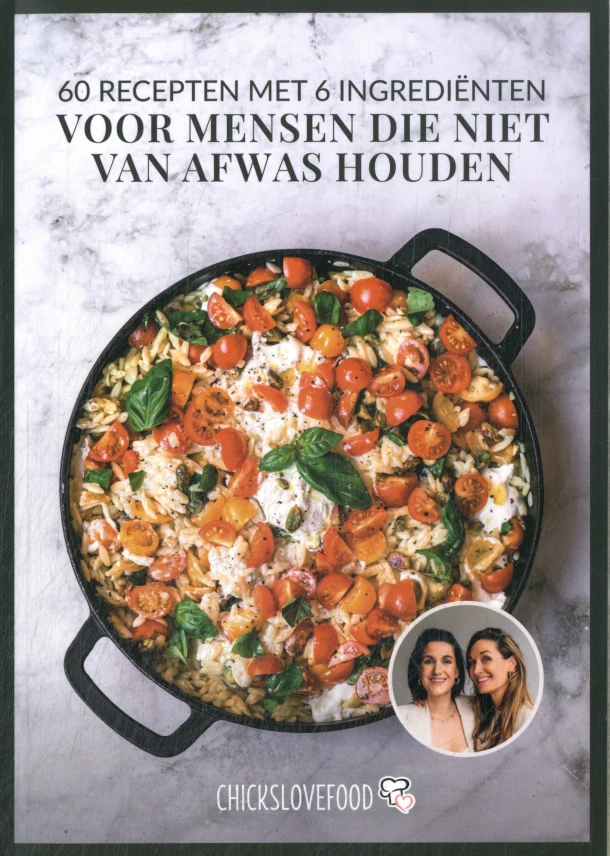 60 recepten met 6 ingrediënten voor mensen die niet van afwas houden – boek cover
