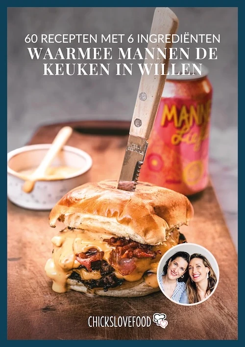 60 recepten met 6 ingrediënten waarmee mannen de keuken in willen – Elise Gruppen-Schouwerwou – boek cover
