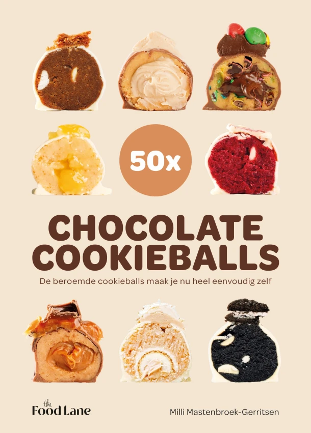 50x Chocolatecookieballs – Milli Mastenbroek-Gerritsen – boek cover