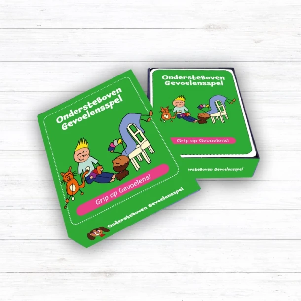 Ondersteboven gevoelensspel – Nicole Hage – boek cover
