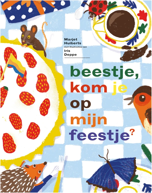 Beestje, kom je op mijn feestje? – Marjet Huiberts – boek cover
