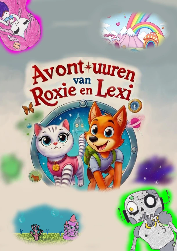 De avonturen van Roxie en Lexi – Afnan Da Vinci – boek cover