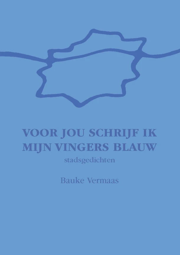 Voor jou schrijf ik mijn vingers blauw – Bauke Vermaas – boek cover