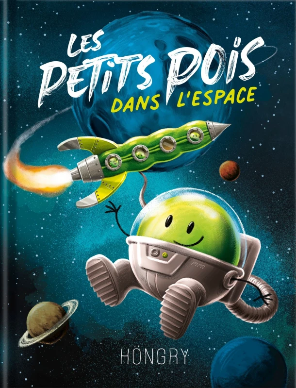 Les petits pois dans l¿espace – Bieke Biesbrouck – boek cover