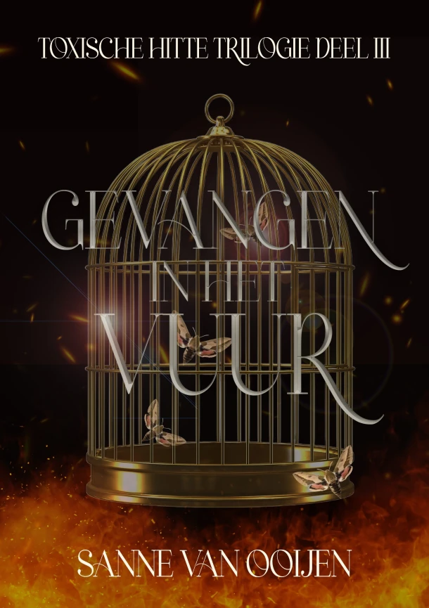 Gevangen in het vuur – boek cover