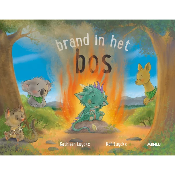 Brand in het bos – Kathleen Luyckx – boek cover
