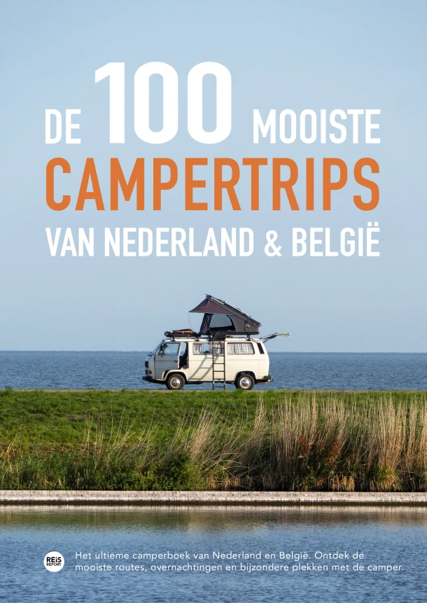 De 100 mooiste campertrips van Nederland & België – Marlou Jacobs – boek cover