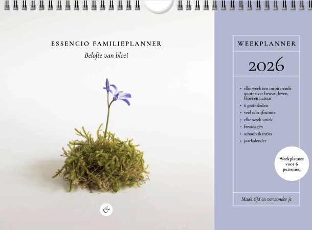 Essencio Familieplanner 2026 – Essencio – boek cover