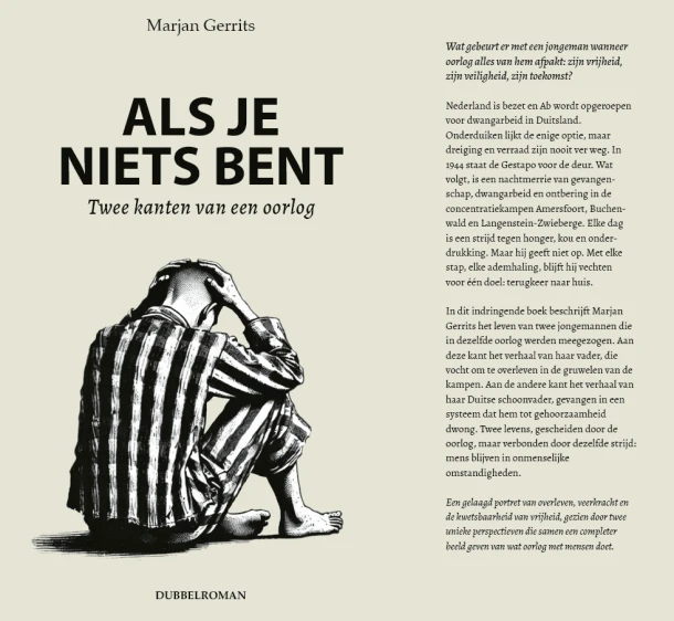 Als je niets bent – Marjan Gerrits – boek cover