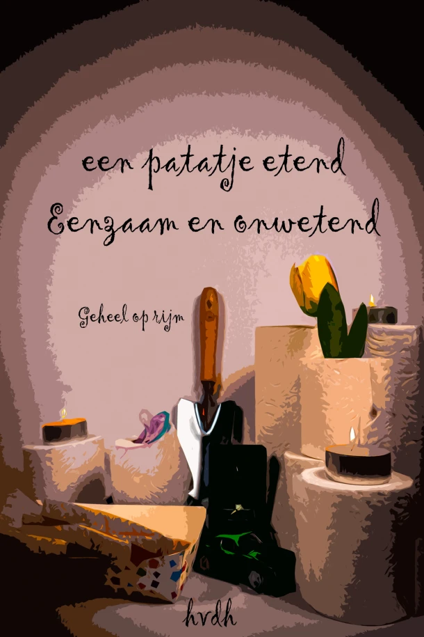 Een patatje etend, eenzaam en onwetend – Haye van der Heyden – boek cover