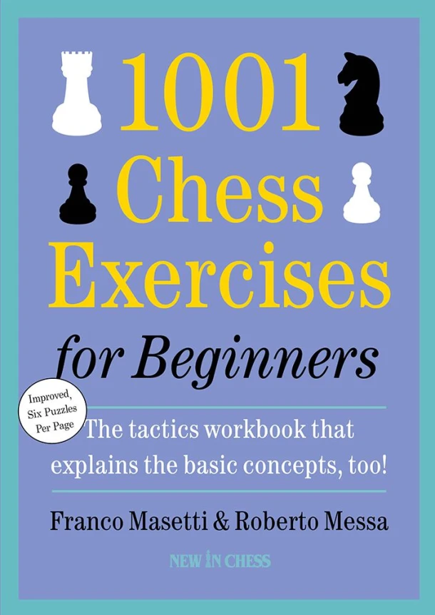 1001 Chess Exercises for Beginners – Franco Masetti – boek cover