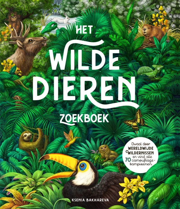 Het wilde dieren zoekboek – Rachel Williams – boek cover