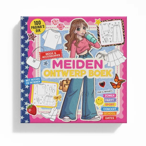 Meiden ontwerpboek – boek cover