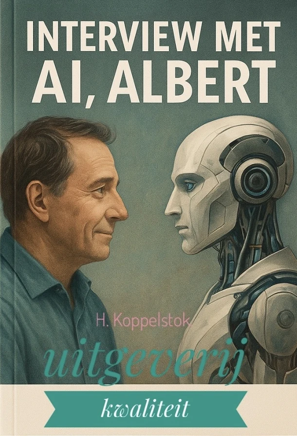 Interview met AI - Albert – Hans Koppelstok – boek cover