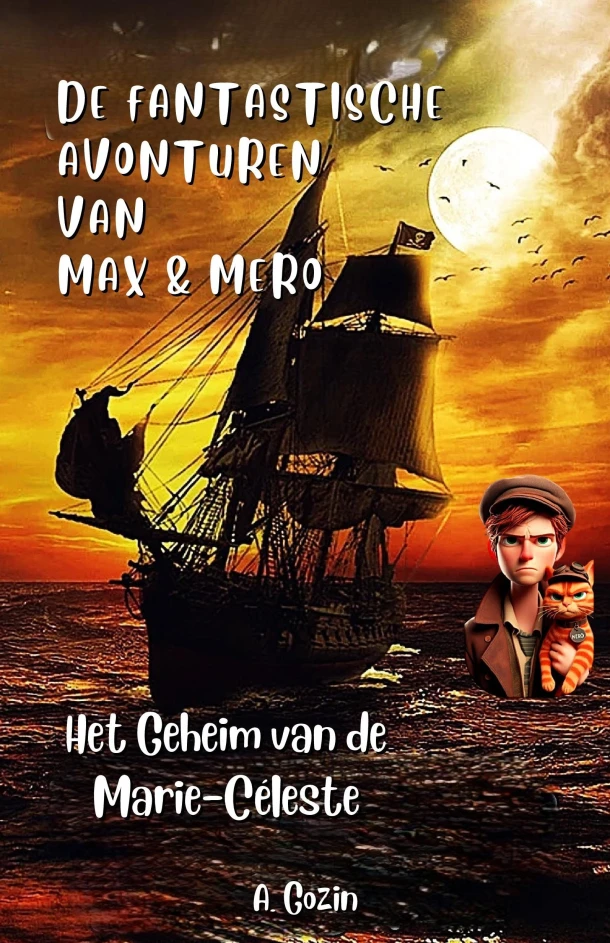 DE FANTASTISCHE AVONTUREN VAN MAX & MERO – A Gozin – boek cover