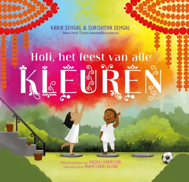 Holi, het feest van alle kleuren – Kabir Sehgal – boek cover