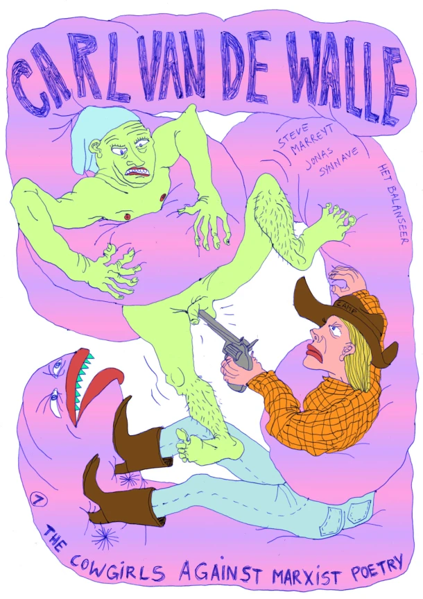 The cowgirls against Marxist poetry – Steve Marreyt – boek cover