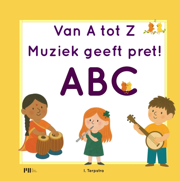 Van A tot Z, muziek geeft pret! – Iris Terpstra – boek cover