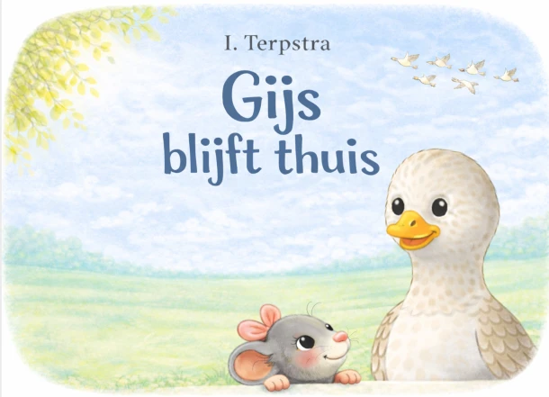 Gijs blijft thuis – I. Terpstra – boek cover