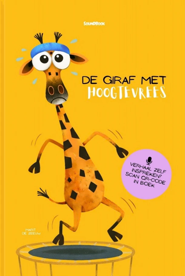 De giraf met hoogtevrees – Marit de Zeeuw – boek cover