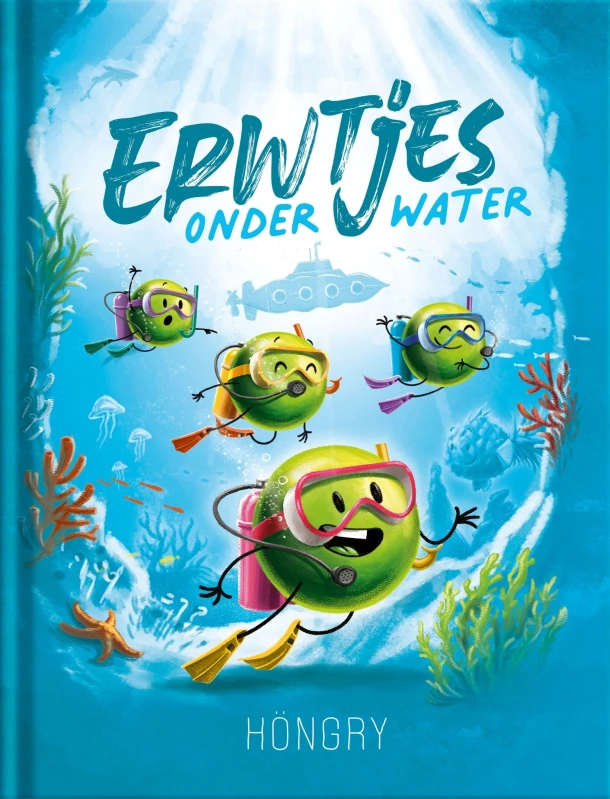 Erwtjes onder water – Bieke Biesbrouck – boek cover