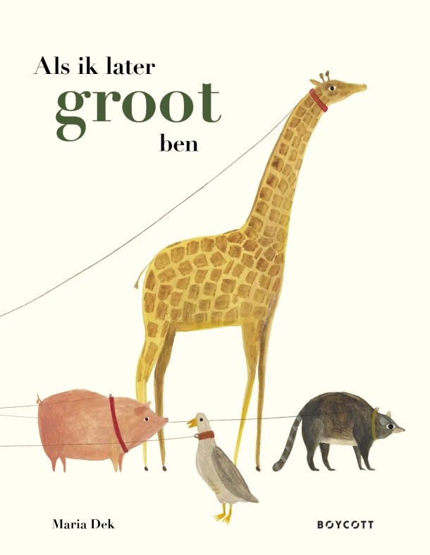 Als ik later groot ben – Maria Dek – boek cover
