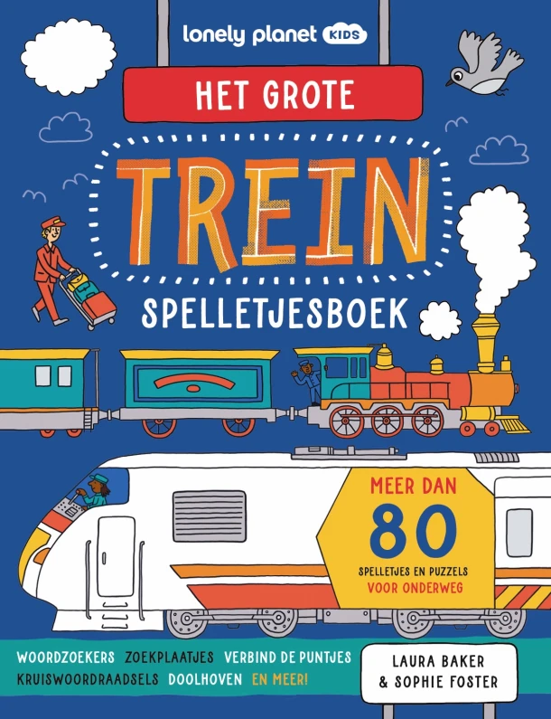 Het grote trein spelletjesboek – Laura Baker – boek cover