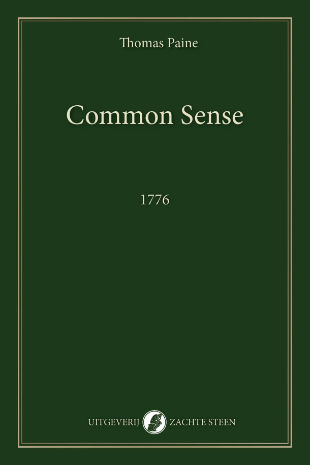 Common Sense – Thomas Paine – boek cover