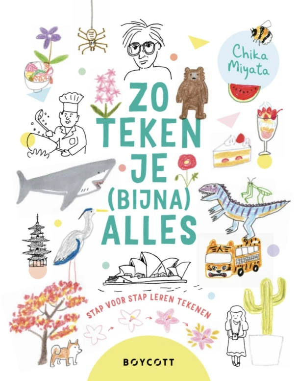 Zo teken je (bijna) alles – Chika Miyata – boek cover
